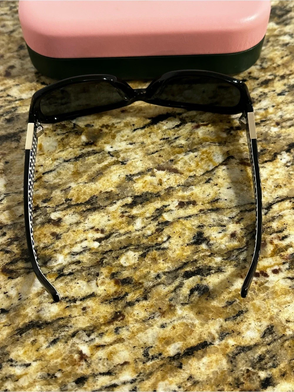 kate spade Black Oval Women's Sunglasses with Case
